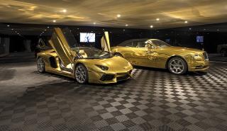 Lamborghini και Rolls-Royce από... χρυσό (pics)