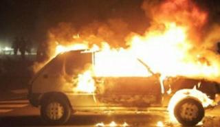 Θεσσαλονίκη: Φωτιά σε αυτοκίνητο του διπλωματικού σώματος τα ξημερώματα