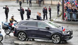 H νέα DS7 Crossback στον δρόμο με τον Πρόεδρο της Γαλλίας