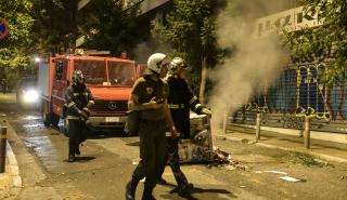 Επεισόδια τα ξημερώματα στα Εξάρχεια-Τραυματίστηκε ένας αστυνομικός