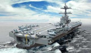 Φωτιά στο αεροπλανοφόρο USS Gerald Ford - Δύο τραυματίες