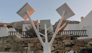 Πρωτότυπο ηλιακό δέντρο δώρισε στην Σίφνο το Ίδρυμα Ευγενίδου (pics)