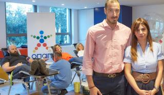 Εθελοντική αιμοδοσία από τον ΟΠΑΠ