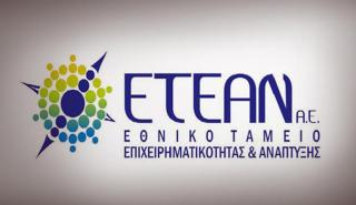 ΕΤΕΑΝ: Ανακοινώνονται τα χρηματοδοτικά εργαλεία