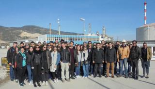 Φοιτητές της Πολυτεχνικής Σχολής Θεσσαλονίκης στις εγκαταστάσεις της Energean στην Καβάλα