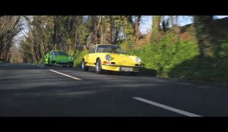 Eπτά γενιές Porsche 911 GT3 στη Μέκκα της ταχύτητας (vid)