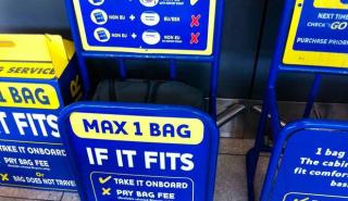 «Αναταράξεις» από την αλλαγή πολιτικής αποσκευών της Ryanair