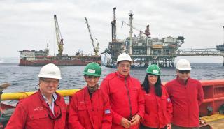 Energean: Επίσκεψη Βρετανίδας πρέσβειρας στον Πρίνο