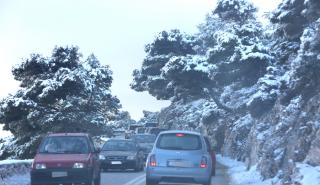 Αποκαταστάθηκε η κυκλοφορία στις λεωφόρους Πάρνηθος, Διονύσου και Φυλής