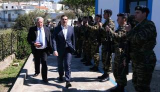 Ο Αλέξης Τσίπρας κατέγραφε με το κινητό την παρενόχληση από τα τουρκικά F16 (vid)