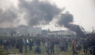 Αποχωρούν σταδιακά οι πρόσφυγες στα Διαβατά (pics & vids)