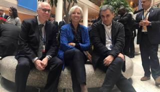 Για την πρόωρη αποπληρωμή του ΔΝΤ ενημέρωσε ο Τσακαλώτος τη Λαγκάρντ
