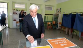 Παυλόπουλος: Οι Έλληνες, με την ετυμηγορία μας, να αποδείξουμε πόσο συνειδητοποιημένοι είμαστε