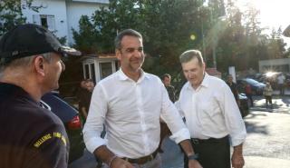 Μητσοτάκης: Οι συνθήκες είναι εξαιρετικά δύσκολες - Την Τετάρτη 4 πυροσβεστικά Καναντέρ από ΕΕ