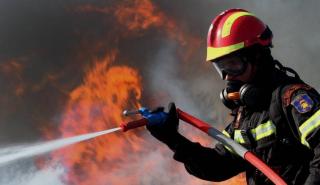 Χανιά: Σε εξέλιξη πυρκαγιά σε ορεινή περιοχή του Κακοδικίου