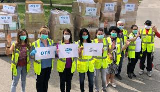 ORS και Ζεύξις προσφέρουν αγαθά 1 τόνου για τη στήριξη ανήλικων προσφύγων