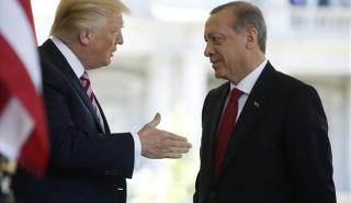 Τηλεφωνική επικοινωνία Ερντογάν -Τραμπ για τη βελτίωση της συνεργασίας των δύο χωρών