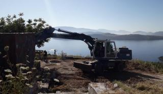 Μπήκαν οι μπουλντόζες στην Κασσιόπη