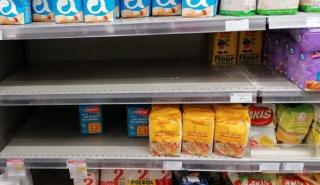 Αυξημένη η κίνηση στα σούπερ μάρκετ λόγω κοροναϊού