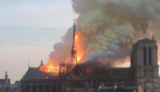 Παναγία των Παρισίων: Παγκόσμια θλίψη για την καταστροφή του εμβληματικού μνημείου (pics & vids)