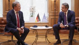 Λάσετ σε Μητσοτάκη: Η οικονομική εξέλιξη στην Ελλάδα προδιαγράφεται πάρα πολύ θετική
