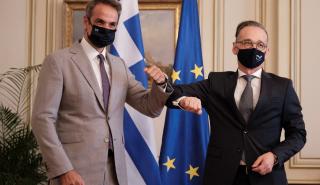 Μητσοτάκης - Μάας: Ανάγκη αποκλιμάκωσης της τουρκικής προκλητικότητας