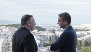 Μητσοτάκης-Πομπέο: Πήραν μαζί πρωινό και μίλησαν για θέματα κοινού ενδιαφέροντος (pics)