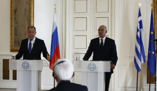 Δένδιας - Λαβρόφ: Δικαίωμα της Ελλάδας η επέκταση στα 12 ναυτικά μίλια