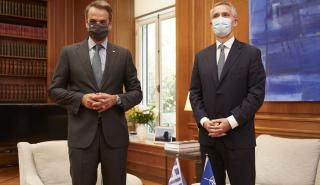Μητσοτάκης σε Στόλτενμπεργκ: Η Τουρκία να κλείσει τον δρόμο της κρίσης και να ανοίξει τον δρόμο της λύσης