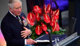 Ο πρίγκιπας Κάρολος στο Βερολίνο για τον εορτασμό της 75ης επετείου από το τέλος του Β' Παγκοσμίου Πολέμου