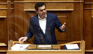 Πρόταση μομφής Τσίπρα κατά Σταϊκούρα για τον πτωχευτικό