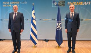 Δένδιας - Παναγιωτόπουλος στην κοινή συνεδρίαση υπουργών Εξωτερικών και Άμυνας του ΝΑΤΟ