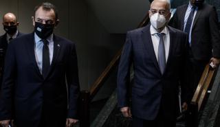 Δένδιας και Παναγιωτόπουλος στις Βρυξέλλες, για συνάντηση με τους Ευρωπαίους ομολόγους τους 