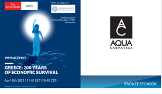 Η AQUA Carpatica στηρίζει το Διαδικτυακό Συνέδριο του ECONOMIST