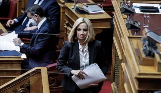 Γεννηματά: Η καταστροφή από τις πυρκαγιές είναι πρωτοφανής - Αποδείχτηκε η ανικανότητα του δήθεν επιτελικού κράτους