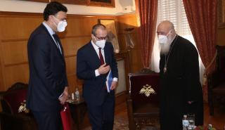 Επίσκεψη Β. Κικίλια και του περιφερειακού διευθυντή Ευρώπης του ΠΟΥ στον Ιερώνυμο