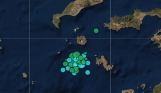 Πλήθος σεισμικών δονήσεων κοντά στη Νίσυρο την Κυριακή