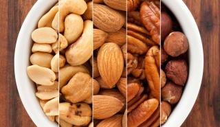 Οι τρεις ξηροί καρποί με τις περισσότερες φυτικές ίνες
