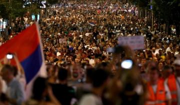 Σερβία: Φοιτητικές διαδηλώσεις για την επέτειο της τραγωδίας στον σιδηροδρομικό σταθμό του Νόβι Σαντ