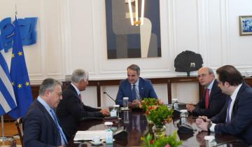 Μητσοτάκης σε Ορσέλ και Ψάλτη: Η Ευρώπη χρειάζεται ισχυρότερες και πιο ανταγωνιστικές τράπεζες