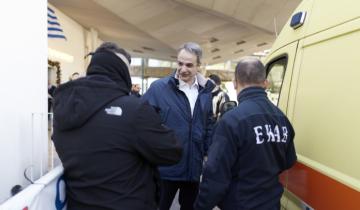 Επίσκεψη Μητσοτάκη στο ΓΝΑ «Γεώργιος Γεννηματάς»