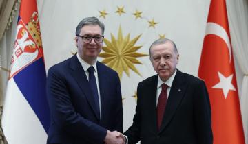 Ικανοποίηση Βούτσιτς για τη συνάντηση με Ερντογάν στην Άγκυρα