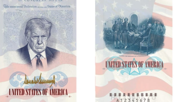 Τα νέα διαβατήρια των ΗΠΑ θα έχουν τη φωτογραφία του Τραμπ