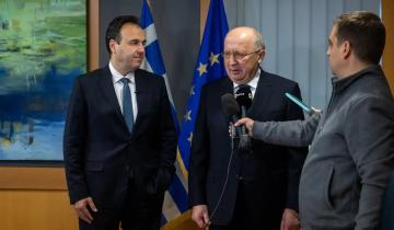 Συνάντηση Παπαστεργίου με τον Επίτροπο Άμυνας και Διαστήματος της ΕΕ