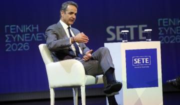 Μητσοτάκης στον ΣΕΤΕ: Η κρίση στην Μέση Ανατολή μπορεί να δημιουργεί και κάποιες παραπάνω ευκαιρίες για τον ελληνικό τουρισμό