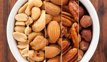 Οι τρεις ξηροί καρποί με τις περισσότερες φυτικές ίνες