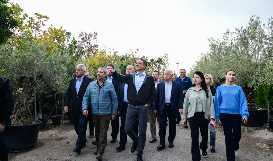Μητσοτάκης: Πιστεύω πολύ στις δυνατότητες που έχουμε για να βελτιώσουμε τον πρωτογενή τομέα