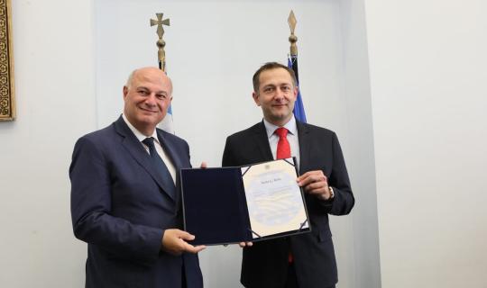 Συνάντηση Τσιάρα - Χάνσεν: Η νέα ΚΑΠ πρέπει να παραμείνει μοχλός ανάπτυξης, καινοτομίας και κοινωνικής συνοχής