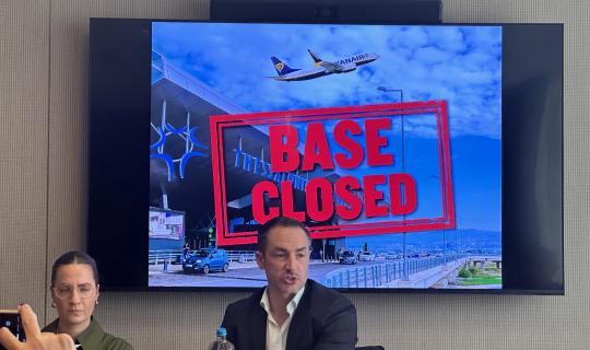 Κλείνει η βάση της Ryanair στη Θεσσαλονίκη - Αποχωρεί τον χειμώνα από Χανιά και Ηράκλειο
