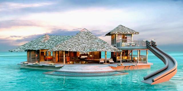 Έτοιμο το resort με την πρώτη πλωτή βίλα στις Μαλδίβες έπειτα από 30 χρόνια στα σκαριά 